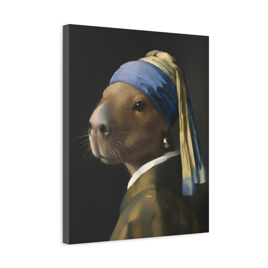 Capybara with a Pearl Earring