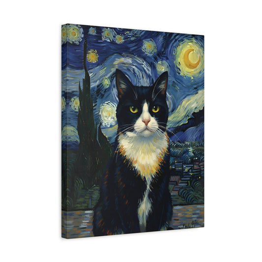 Starry Starry Cat (Portrait)