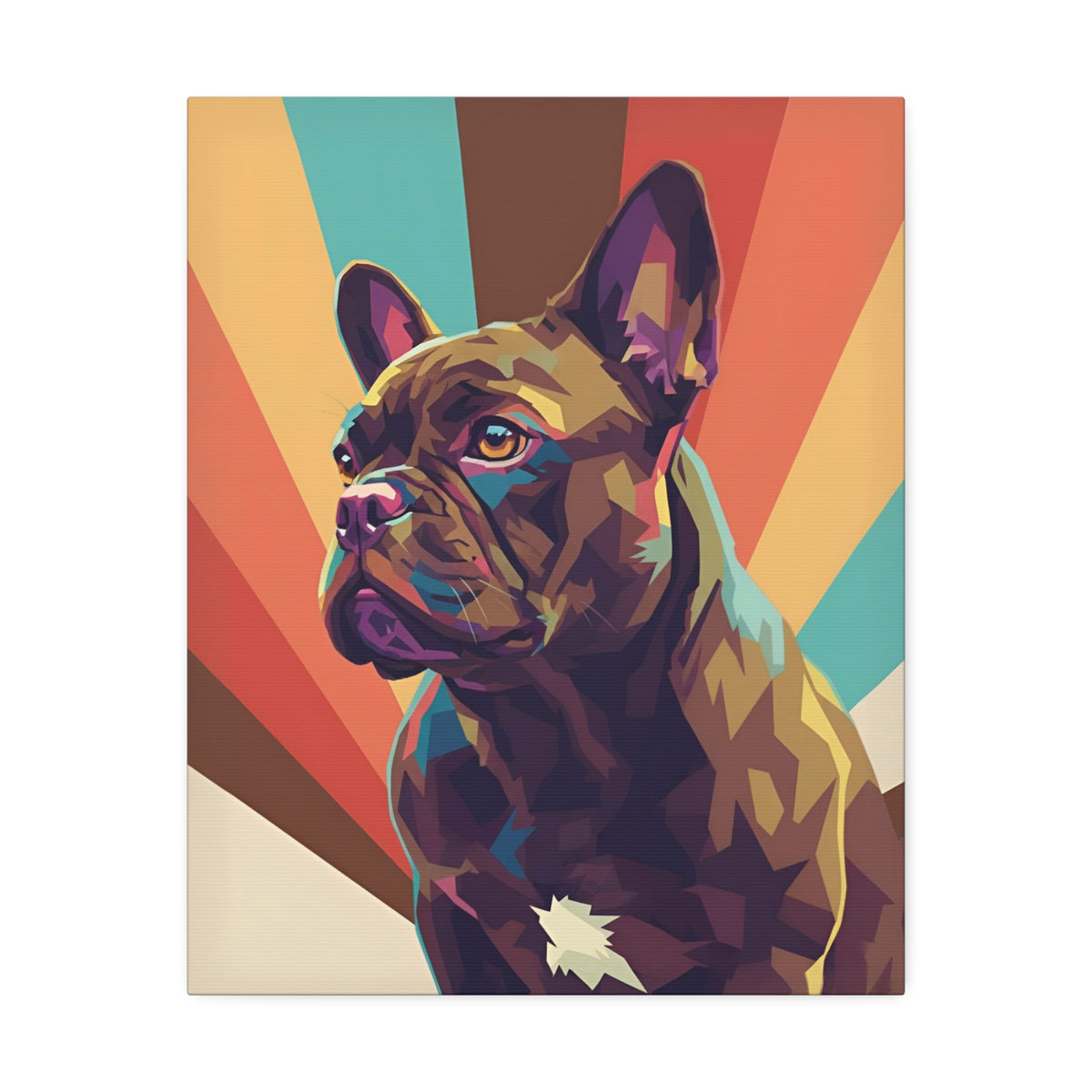 Custom Pet Art: WPAP-style Dog Portrait