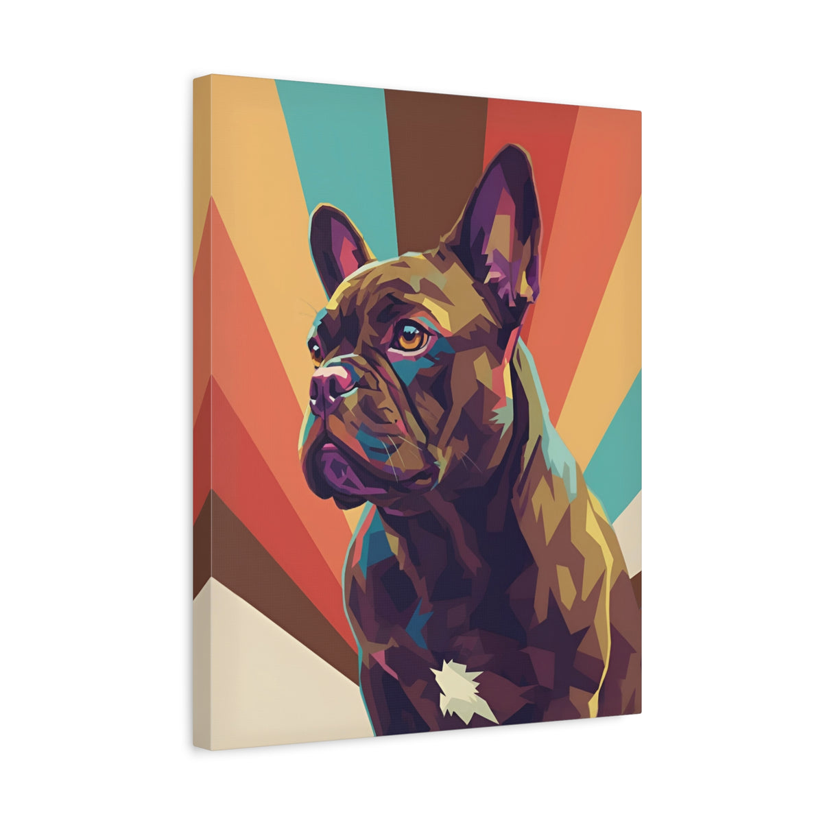 Custom Pet Art: WPAP-style Dog Portrait