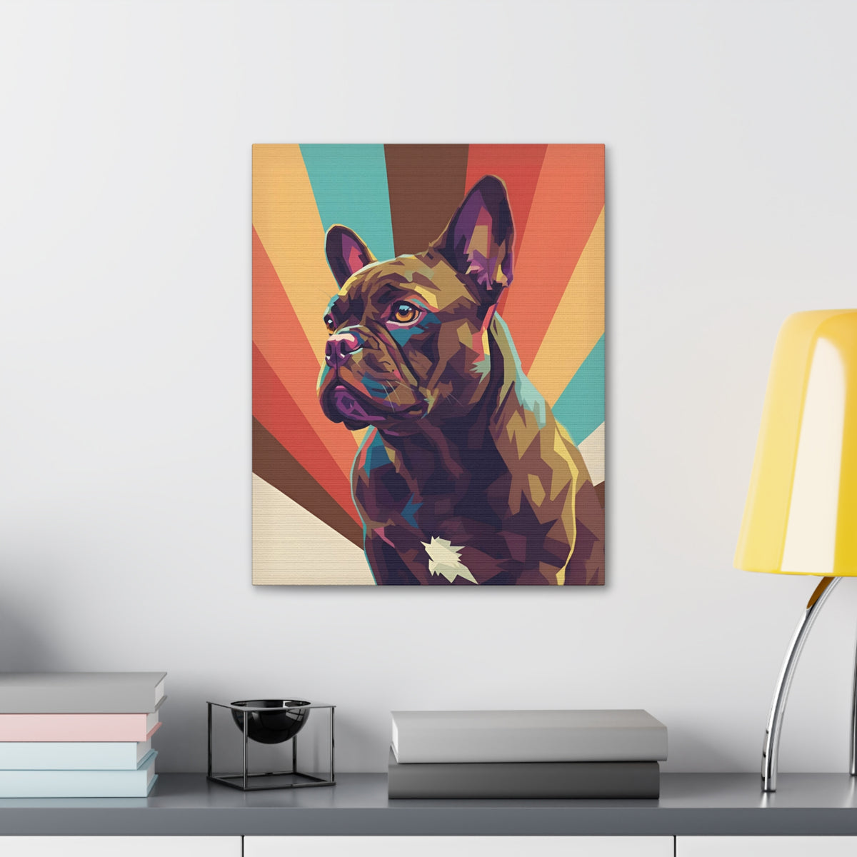 Custom Pet Art: WPAP-style Dog Portrait