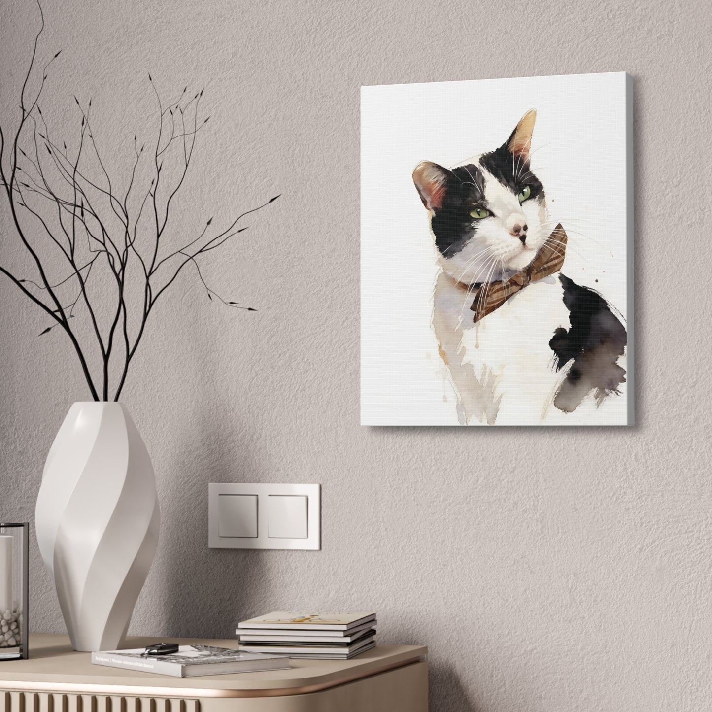 Custom Cat Watercolor: Expressive Feline