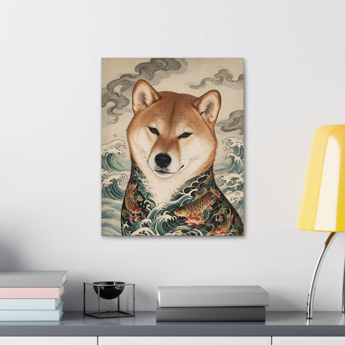 Custom Pet Art: Japanese Ukiyo-e Style - Dog Portrait