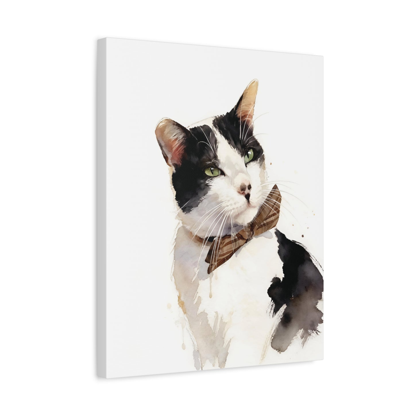 Custom Cat Watercolor: Expressive Feline