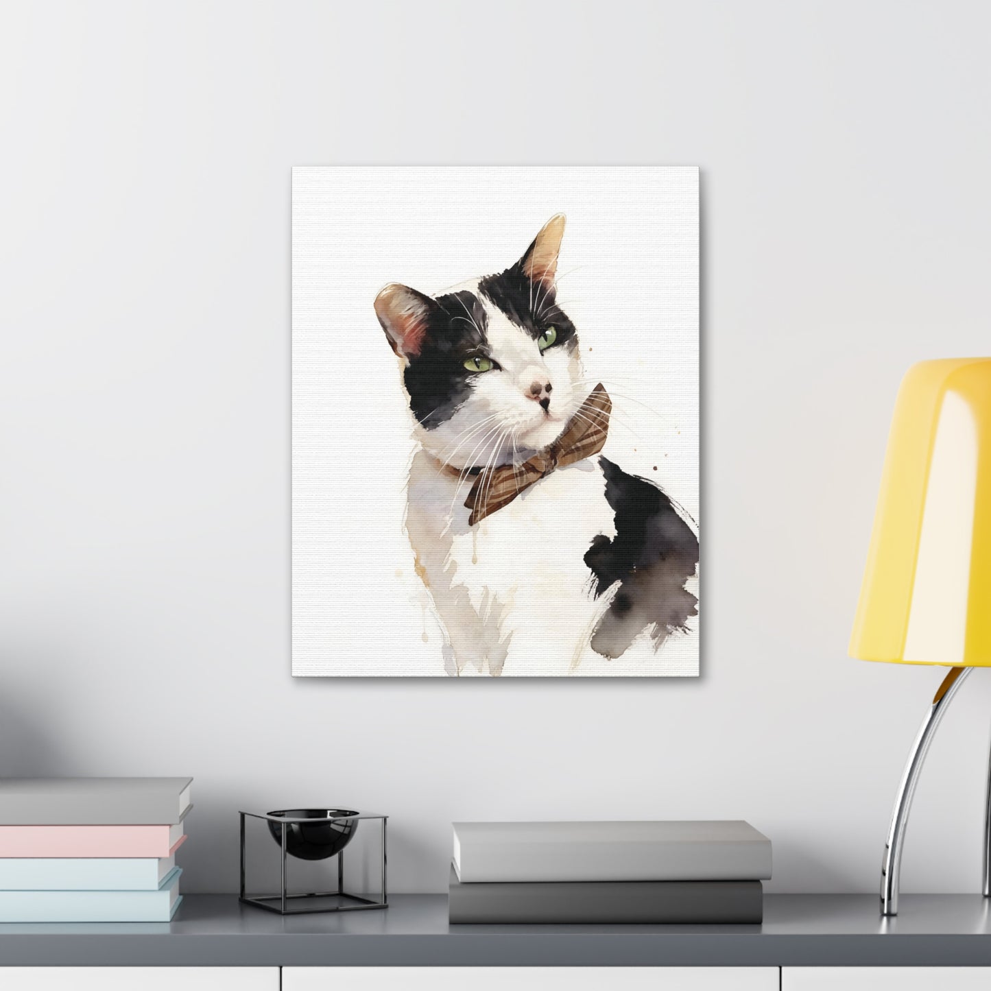 Custom Cat Watercolor: Expressive Feline