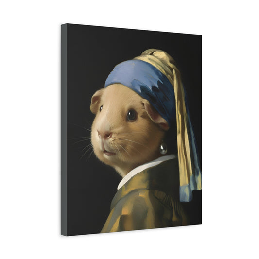 Guinea Pig with a Pearl Earring