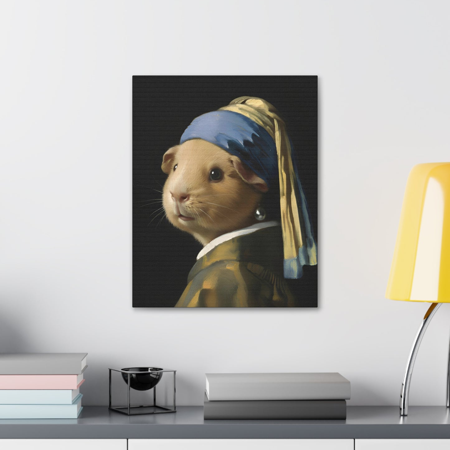 Guinea Pig with a Pearl Earring