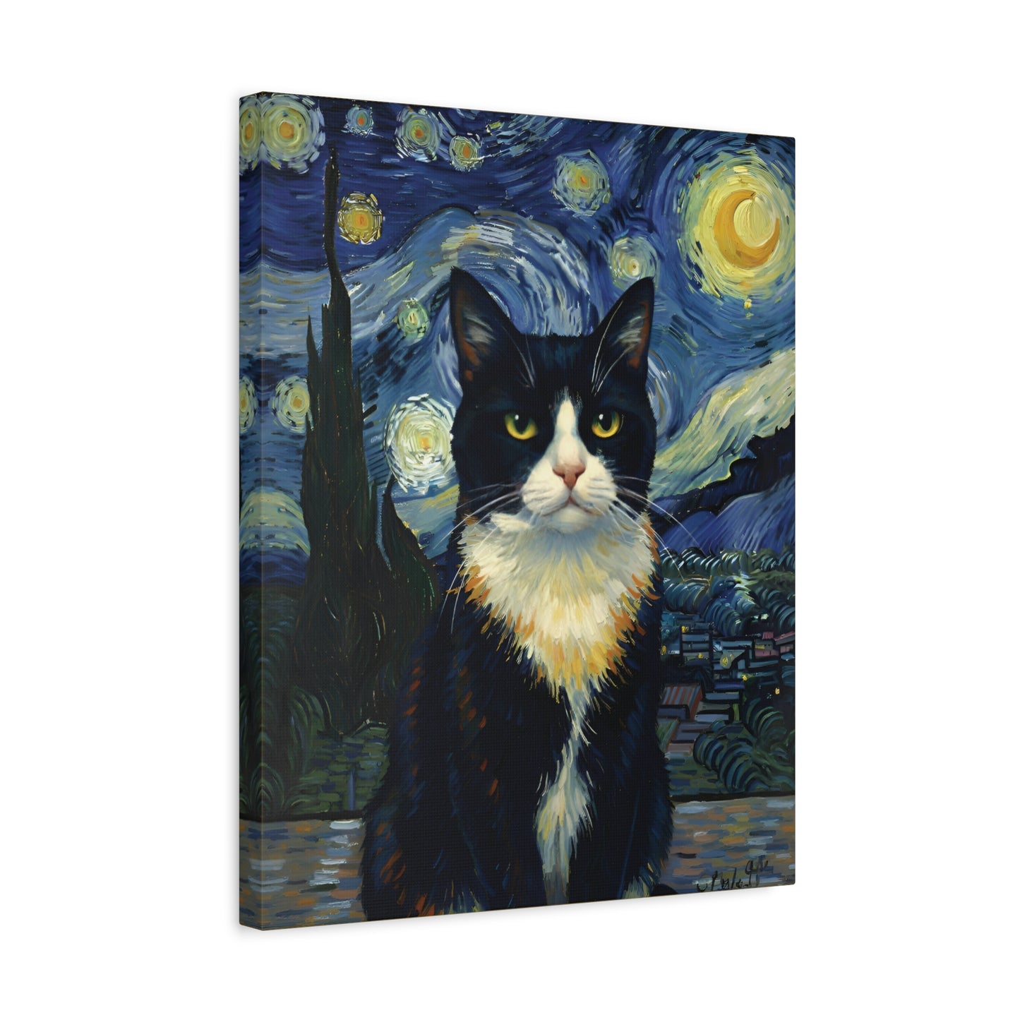 Starry Starry Cat (Portrait)