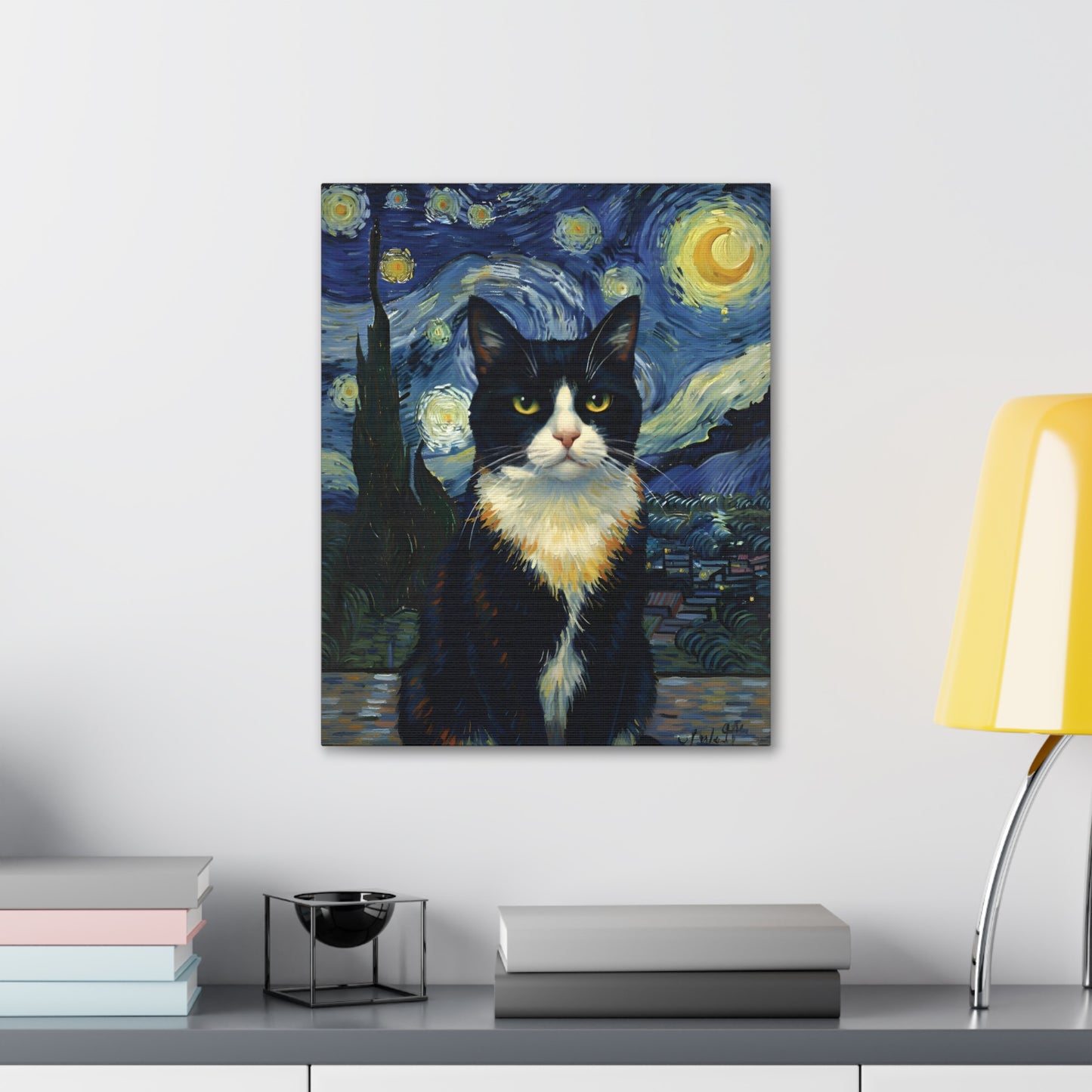 Starry Starry Cat (Portrait)