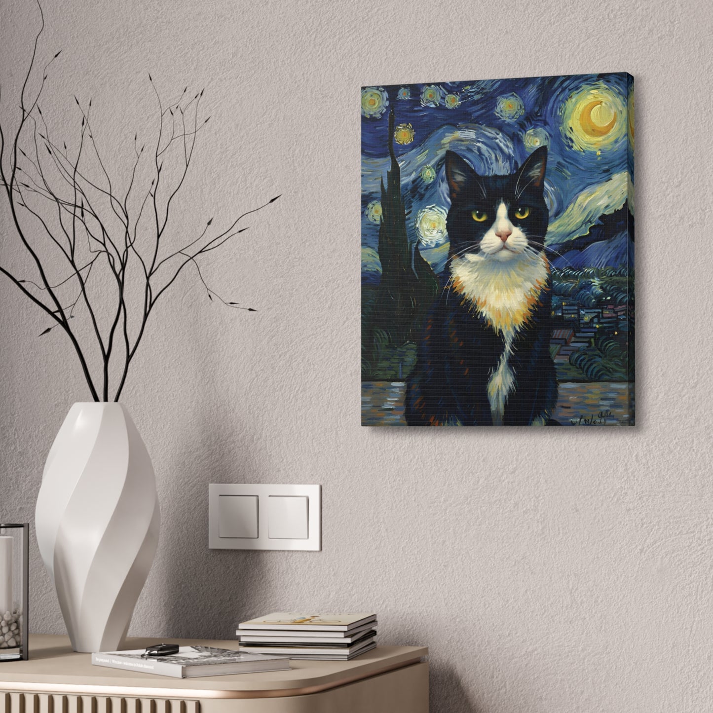 Starry Starry Cat (Portrait)