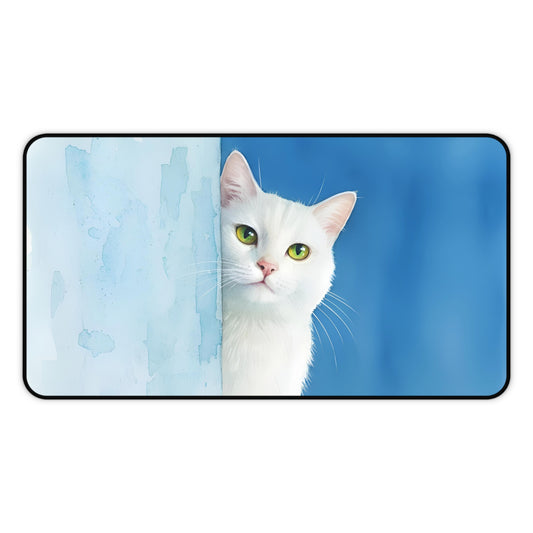 Custom Pet Desk Mat: Behind The Wall