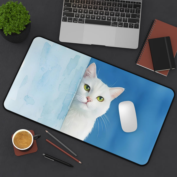 Custom Pet Desk Mat: Behind The Wall