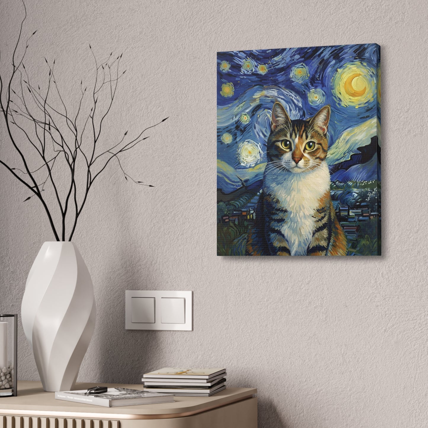 Custom Pet Painting: The Starry Pet