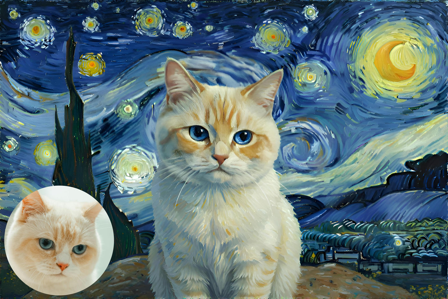 Custom Pet Desk Mat: The Starry Pet