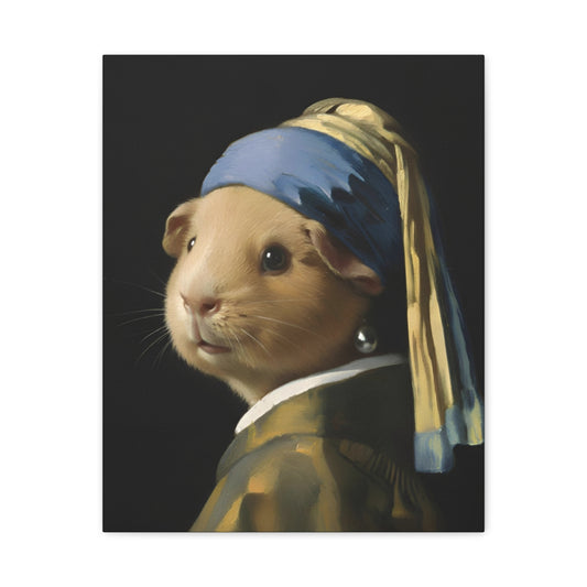 Guinea Pig with a Pearl Earring